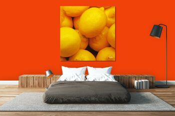 Image murale : Fruits 12 citrons - carré 1:1 - nombreuses tailles et matériaux - motif d'art photographique exclusif comme image sur toile ou image en verre acrylique pour la décoration murale 13