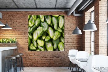Papier peint : Légumes 7 - carré 1:1 - nombreuses tailles et matériaux - motif d'art photo exclusif sous forme de toile ou d'image en verre acrylique pour la décoration murale 5
