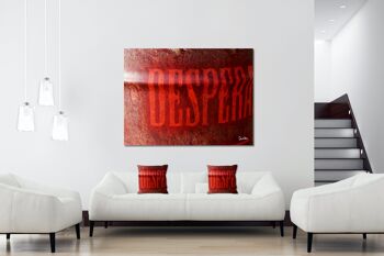 Ensemble de coussins photo décoratifs (2 pièces), motif : Desperado en rouge - taille : 40 x 40 cm - housse de coussin premium, coussin décoratif, coussin décoratif, coussin photo, housse de coussin 5