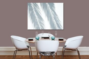 Papier peint : ombre de palmier - plusieurs tailles - format paysage 4:3 - plusieurs tailles et matériaux - motif d'art photographique exclusif comme image sur toile ou image en verre acrylique pour la décoration murale 7