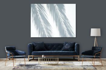 Papier peint : ombre de palmier - plusieurs tailles - format paysage 4:3 - plusieurs tailles et matériaux - motif d'art photographique exclusif comme image sur toile ou image en verre acrylique pour la décoration murale 12