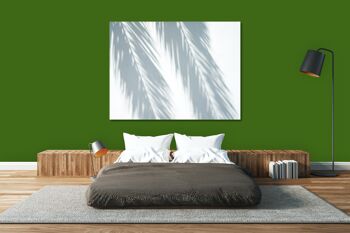 Papier peint : ombre de palmier - plusieurs tailles - format paysage 4:3 - plusieurs tailles et matériaux - motif d'art photographique exclusif comme image sur toile ou image en verre acrylique pour la décoration murale 14