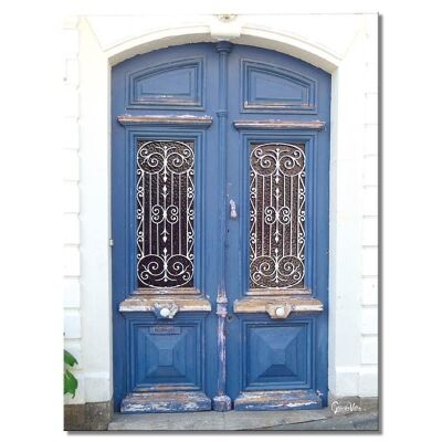 Mural: Door with ornaments - portrait format 3:4 - many sizes & materials - exclusive photo art motif as a canvas picture or acrylic glass picture for wall decoration