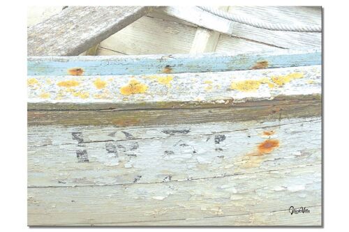 Wandbild: Schönheit eines Bootswracks - Querformat 4:3 - viele Größen & Materialien – Exklusives Fotokunst-Motiv als Leinwandbild oder Acrylglasbild zur Wand-Dekoration