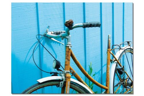 Wandbild: lovely bike - Querformat 4:3 - viele Größen & Materialien – Exklusives Fotokunst-Motiv als Leinwandbild oder Acrylglasbild zur Wand-Dekoration