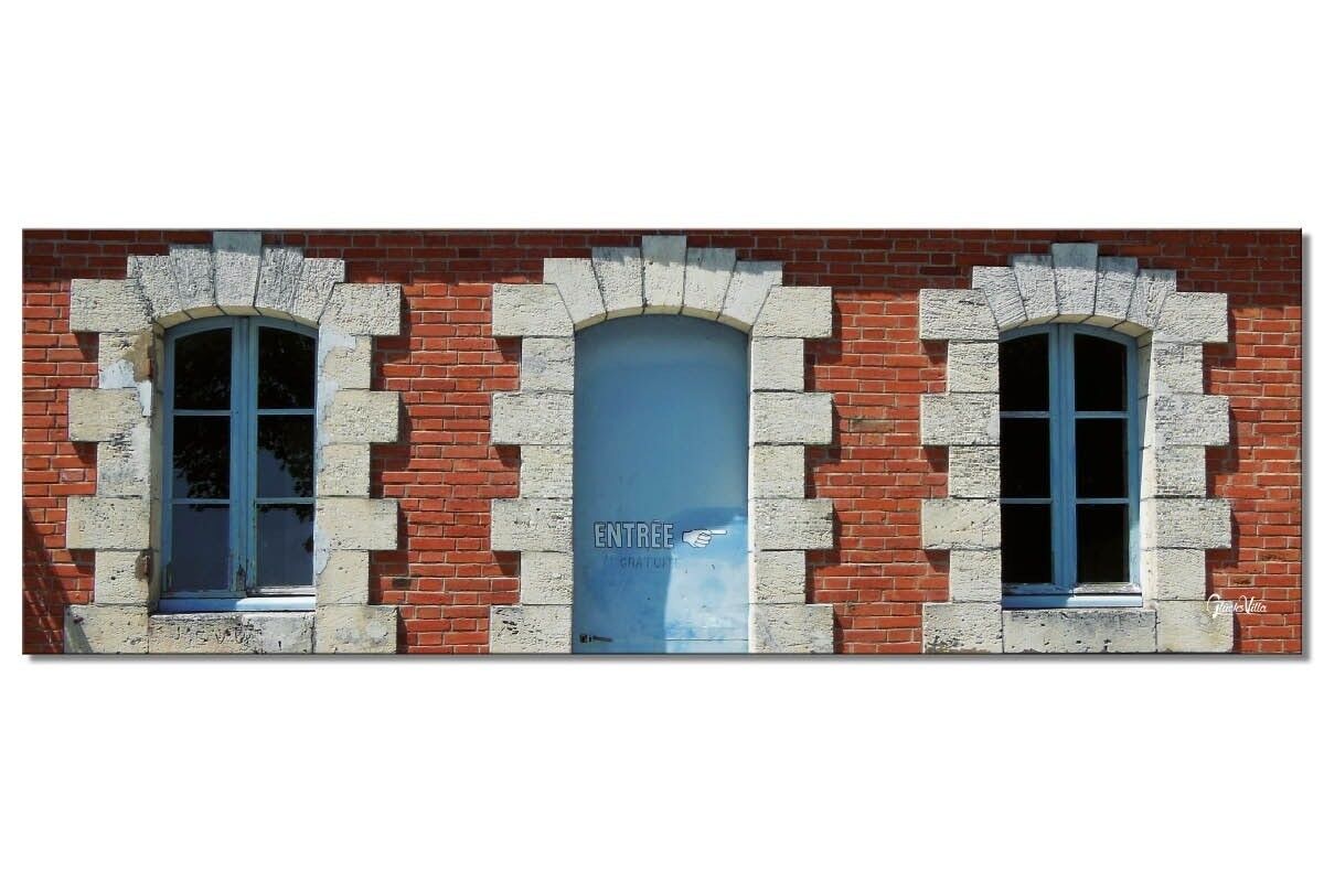 Mural: En el museo - Paisaje panorámico 3:1 - Muchos tamaños y materiales - Motivo de arte fotográfico exclusivo como cuadro de lienzo o cuadro de vidrio acrílico para la decoración de paredes