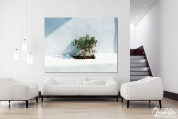 Papier peint : Blanc 3 - format paysage 4:3 - nombreuses tailles et matériaux - motif d'art photographique exclusif sous forme d'image sur toile ou d'image en verre acrylique pour la décoration murale 4