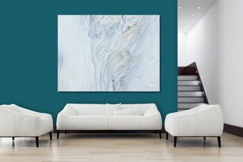 Papier peint : Blanc 4 - Format paysage 4:3 - Nombreuses tailles et matériaux - Motif d'art photographique exclusif sous forme d'image sur toile ou d'image en verre acrylique pour la décoration murale 6