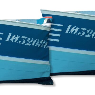 Set di cuscini decorativi con foto (2 pezzi), motivo: ship ahoy! 8 - Dimensioni: 40 x 40 cm - Fodera per cuscino premium, cuscino decorativo, cuscino decorativo, cuscino fotografico, fodera per cuscino