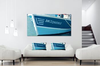 Ensemble de coussins photo décoratifs (2 pièces), motif : Ship ahoy ! 8 - Dimensions : 80 x 40 cm - Housse de coussin haut de gamme, coussin déco, coussin déco, coussin photo, housse de coussin 4