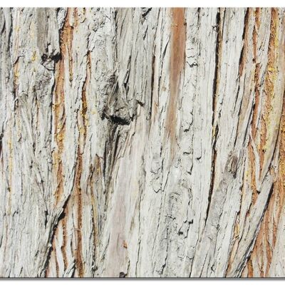 Mural: wood details 3 - landscape format 4:3 - many sizes & materials - exclusive photo art motif as a canvas picture or acrylic glass picture for wall decoration