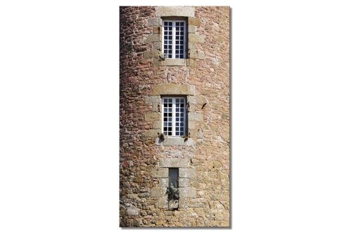 Wandbild: Turm mit Fenstern - Hochformat 1:2 - viele Größen & Materialien – Exklusives Fotokunst-Motiv als Leinwandbild oder Acrylglasbild zur Wand-Dekoration