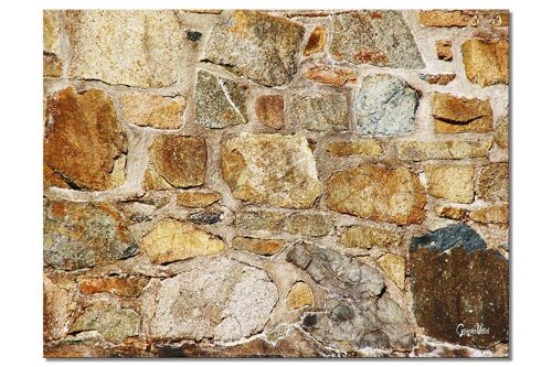 Wandbild: Steinwände 2 - Querformat 4:3 - viele Größen & Materialien – Exklusives Fotokunst-Motiv als Leinwandbild oder Acrylglasbild zur Wand-Dekoration