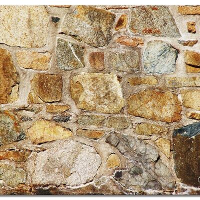 Wandbild: Steinwände 2 - Querformat 4:3 - viele Größen & Materialien – Exklusives Fotokunst-Motiv als Leinwandbild oder Acrylglasbild zur Wand-Dekoration