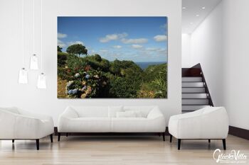 Papier peint : Monde floral des Açores 3 - format paysage 4:3 - nombreuses tailles et matériaux - motif d'art photo exclusif comme image sur toile ou image en verre acrylique pour la décoration murale 4