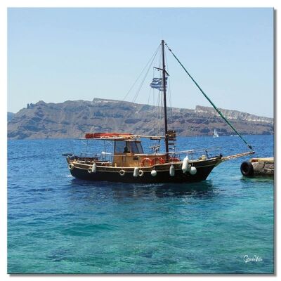 Mural: ship ahoy! 7 - square 1:1 - many sizes & materials - exclusive photo art motif as a canvas or acrylic glass picture for wall decoration