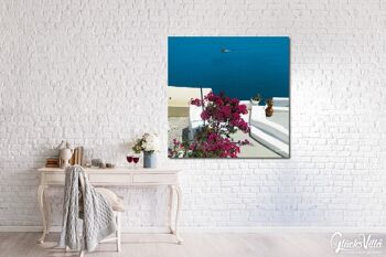Papier peint : Santorini, du Perle 25 - carré 1:1 - plusieurs tailles et matériaux - motif d'art photo exclusif comme image sur toile ou image en verre acrylique pour la décoration murale 4