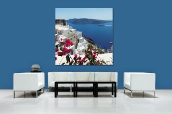 Papier peint : Santorini, du Perle 26 - carré 1:1 - plusieurs tailles et matériaux - motif d'art photo exclusif sous forme d'image sur toile ou d'image en verre acrylique pour la décoration murale 3