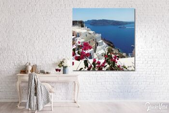 Papier peint : Santorini, du Perle 26 - carré 1:1 - plusieurs tailles et matériaux - motif d'art photo exclusif sous forme d'image sur toile ou d'image en verre acrylique pour la décoration murale 4