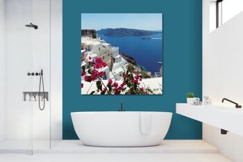 Papier peint : Santorini, du Perle 26 - carré 1:1 - plusieurs tailles et matériaux - motif d'art photo exclusif sous forme d'image sur toile ou d'image en verre acrylique pour la décoration murale 5