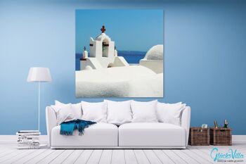 Papier peint : Santorini, du Perle 10 - carré 1:1 - plusieurs tailles et matériaux - motif d'art photo exclusif sous forme d'image sur toile ou d'image en verre acrylique pour la décoration murale 4