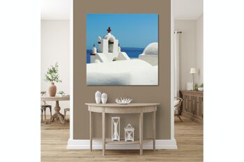 Papier peint : Santorini, du Perle 10 - carré 1:1 - plusieurs tailles et matériaux - motif d'art photo exclusif sous forme d'image sur toile ou d'image en verre acrylique pour la décoration murale 5