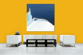 Papier peint : Santorini, du Perle 22 - carré 1:1 - plusieurs tailles et matériaux - motif d'art photo exclusif sous forme d'image sur toile ou d'image en verre acrylique pour la décoration murale 5