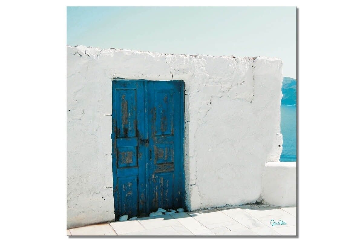 Papier peint : porte vers la liberté - carré 1:1 - plusieurs tailles et matériaux - motif exclusif d'art photo sous forme de toile ou d'image en verre acrylique pour la décoration murale