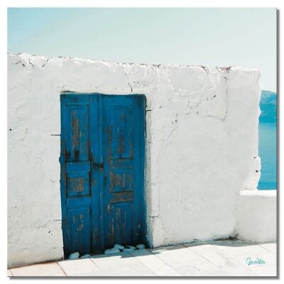 Mural: Door to freedom - square 1:1 - many sizes & materials - exclusive photo art motif as a canvas or acrylic glass picture for wall decoration