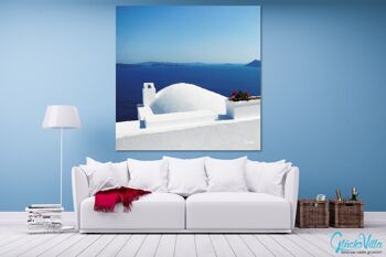 Papier peint : Santorini, du Perle 7 - carré 1:1 - plusieurs tailles et matériaux - motif d'art photo exclusif comme image sur toile ou image en verre acrylique pour la décoration murale 4