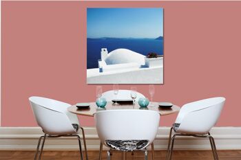 Papier peint : Santorini, du Perle 7 - carré 1:1 - plusieurs tailles et matériaux - motif d'art photo exclusif comme image sur toile ou image en verre acrylique pour la décoration murale 5