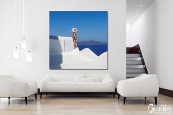 Papier peint : Santorini, du Perle 8 - carré 1:1 - plusieurs tailles et matériaux - motif d'art photo exclusif sous forme d'image sur toile ou d'image en verre acrylique pour la décoration murale 3