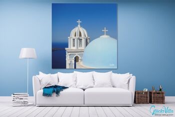Papier peint : Santorini, du Perle 9 - carré 1:1 - plusieurs tailles et matériaux - motif d'art photo exclusif sous forme d'image sur toile ou d'image en verre acrylique pour la décoration murale 2