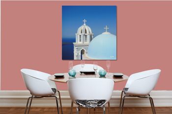 Papier peint : Santorini, du Perle 9 - carré 1:1 - plusieurs tailles et matériaux - motif d'art photo exclusif sous forme d'image sur toile ou d'image en verre acrylique pour la décoration murale 4
