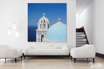 Papier peint : Santorini, du Perle 9 - carré 1:1 - plusieurs tailles et matériaux - motif d'art photo exclusif sous forme d'image sur toile ou d'image en verre acrylique pour la décoration murale 5