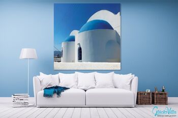 Papier peint : Santorini, du Perle 16 - carré 1:1 - plusieurs tailles et matériaux - motif d'art photo exclusif sous forme d'image sur toile ou d'image en verre acrylique pour la décoration murale 2