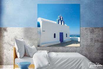 Papier peint : Santorini, du Perle 13 - carré 1:1 - plusieurs tailles et matériaux - motif d'art photo exclusif sous forme d'image sur toile ou d'image en verre acrylique pour la décoration murale 3
