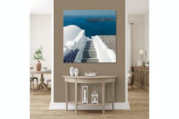 Papier peint : Santorini, du Perle 14 - carré 1:1 - plusieurs tailles et matériaux - motif d'art photo exclusif comme image sur toile ou image en verre acrylique pour la décoration murale 4