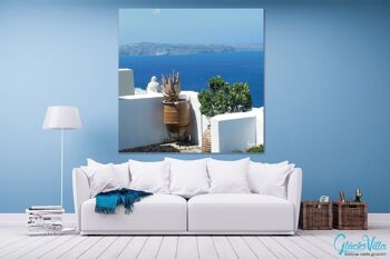 Papier peint : Santorini, du Perle 17 - carré 1:1 - plusieurs tailles et matériaux - motif d'art photo exclusif sous forme d'image sur toile ou d'image en verre acrylique pour la décoration murale 2