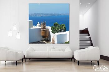 Papier peint : Santorini, du Perle 17 - carré 1:1 - plusieurs tailles et matériaux - motif d'art photo exclusif sous forme d'image sur toile ou d'image en verre acrylique pour la décoration murale 4