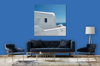 Papier peint : Santorini, du Perle 18 - carré 1:1 - plusieurs tailles et matériaux - motif d'art photo exclusif sous forme d'image sur toile ou d'image en verre acrylique pour la décoration murale 3