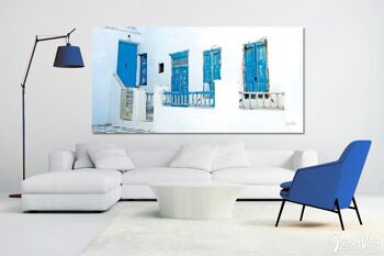 Papier peint : maison de rêve à Mykonos - format paysage 2:1 - nombreuses tailles et matériaux - motif d'art photographique exclusif sous forme de toile ou d'image en verre acrylique pour la décoration murale 3