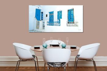 Papier peint : maison de rêve à Mykonos - format paysage 2:1 - nombreuses tailles et matériaux - motif d'art photographique exclusif sous forme de toile ou d'image en verre acrylique pour la décoration murale 4
