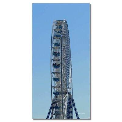Mural: Pleasure on the Ferris wheel 3 - portrait format 1:2 - many sizes & materials - exclusive photo art motif as a canvas or acrylic glass picture for wall decoration