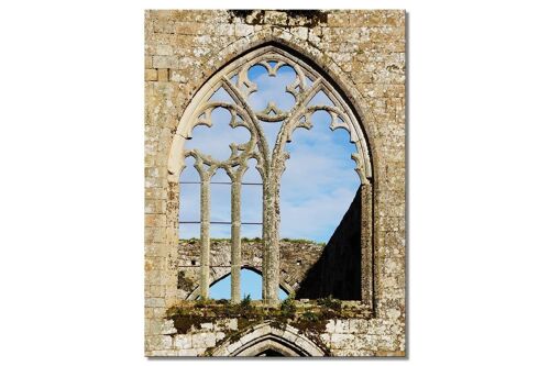 Wandbild: Abbaye Beauport - Hochformat 3:4 - viele Größen & Materialien – Exklusives Fotokunst-Motiv als Leinwandbild oder Acrylglasbild zur Wand-Dekoration