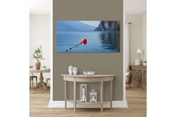 Papier peint : Longing for Lake Garda - format paysage 2:1 - nombreuses tailles et matériaux - motif d'art photo exclusif comme image sur toile ou image sur verre acrylique pour la décoration murale 2