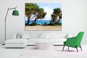 Papier peint : Crète Fodele Beach Idylle - format paysage 4:3 - nombreuses tailles et matériaux - motif d'art photo exclusif comme image sur toile ou image en verre acrylique pour la décoration murale 4