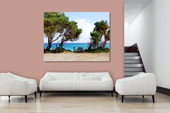 Papier peint : Crète Fodele Beach Idylle - format paysage 4:3 - nombreuses tailles et matériaux - motif d'art photo exclusif comme image sur toile ou image en verre acrylique pour la décoration murale 5