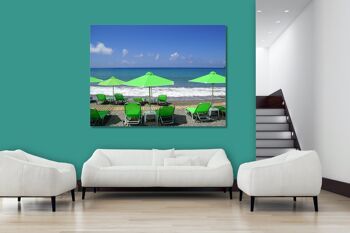Papier peint : Crète Plakias Beach - format paysage 4:3 - nombreuses tailles et matériaux - motif d'art photo exclusif comme image sur toile ou image en verre acrylique pour la décoration murale 3