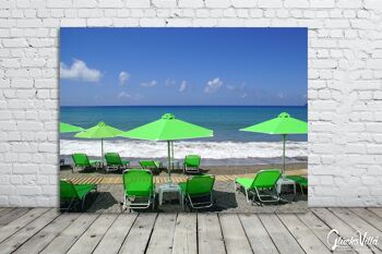 Papier peint : Crète Plakias Beach - format paysage 4:3 - nombreuses tailles et matériaux - motif d'art photo exclusif comme image sur toile ou image en verre acrylique pour la décoration murale 4